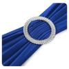 Wedding Decoration Birthday Party Chair Cover Elastic Hoop Bow Tie Elastic Fabric with Circular Buckle Suitable for All Banquet Chairs in The Hotel