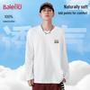 Baleno Men's Retro Pure Cotton Long-Sleeve T-Shirt