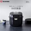 IRIS OHYAMA Rice Cooker 10 Cups 1 Sho IH Type 40 Different Types of Cooking Function Extra Thick Pot Brown Rice Black RC-IK10-B