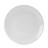 Zhilis Pure White Ceramic Flat Dinner Plate