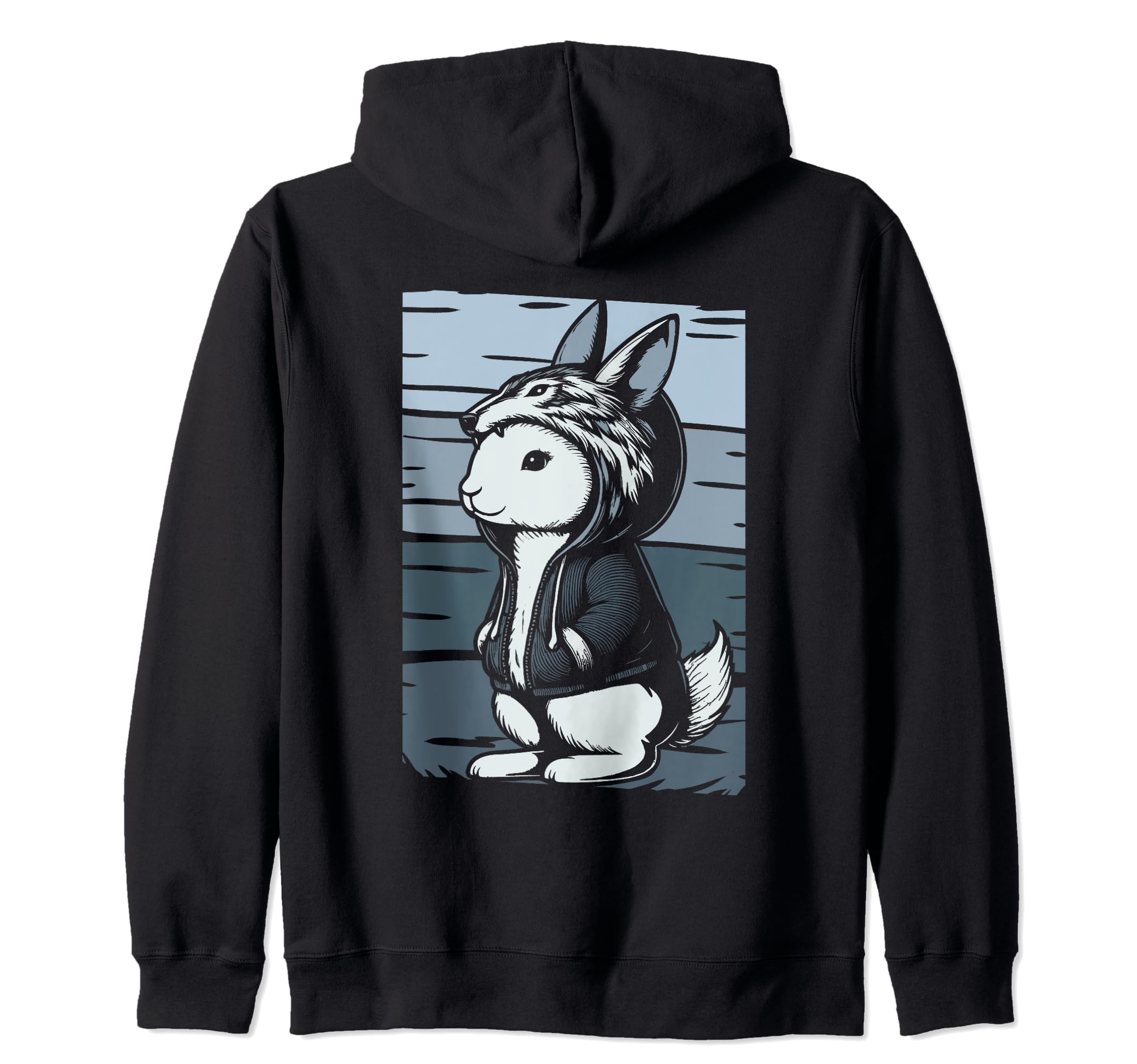

Coyote Bunny Jackal Rabbit Zip Hoodie