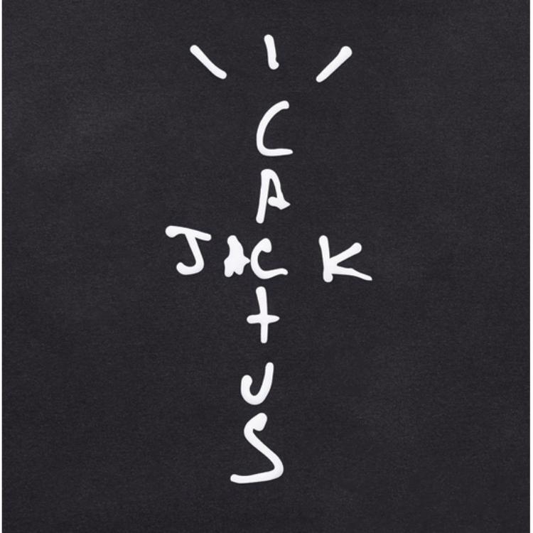 Jachetă de sport Air Jordan Travis Scott Cactus Jack Collaboration Flame Print ediție Asia Bărbați îmbrăcăminte neagră CK4039-010