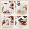 18Pcs Clear Fridge Magnet Hand DIY Fridge Magnets Square Magnetic Photo Frame for Kitchen Fridge Office Party Whiteboard Decor