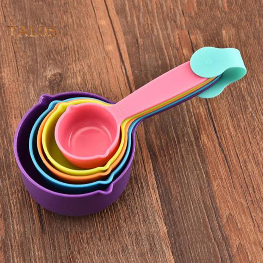 

TK Чашки Ложка Совок Кухонный Инструмент Для Приготовления Пищи Посуда Random Color