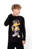 Sweatshirt (boys) – Daffy Duck Print, Trendy & Versatile, Any Season, 6363-036-33-1-3 HC