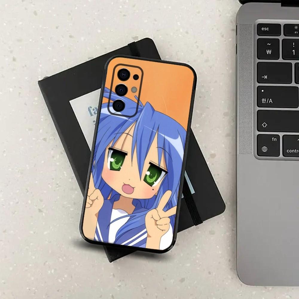 

Anime girl L-Lucky S-Star Phone Case For Samsung S24,S21,S22,S23,S30,Ultra,S20,Plus,Fe,Lite,Note,10,9,5G Black Soft Cover Samsung S20fe