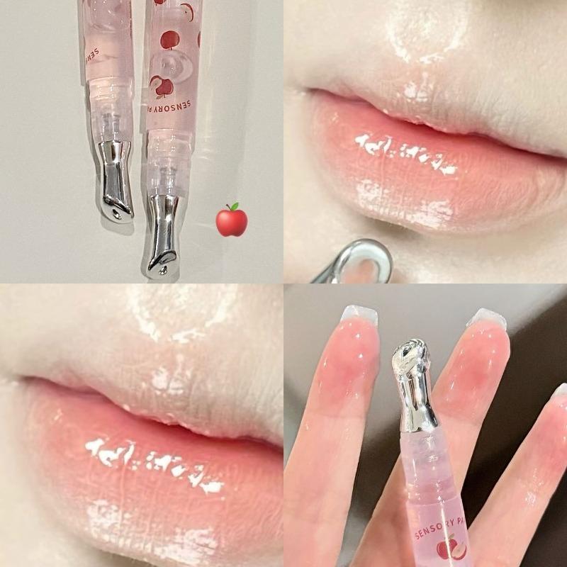 Xiaotian Lip Essence Lip Gloss Lightens Lip Lines Moisturizes and Enhances Complexion Lip Primer Colorless Lip Balm