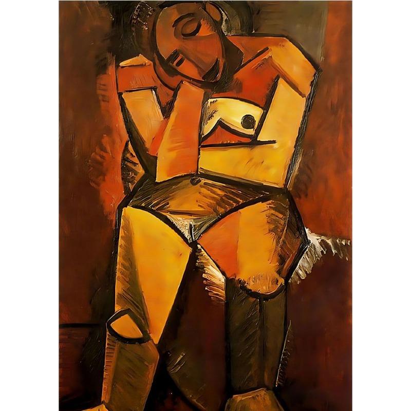 Abstrakte Kunst Pablo Picasso, klassisches Kunstwerk, Poster, Leinwand, Gemälde, Vintage-Wandkunst für das moderne Museum, Galerien,