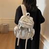 Niche design backpack female college students large-capacity travel backpack Japanese simple commuter high school students schoolbag tide