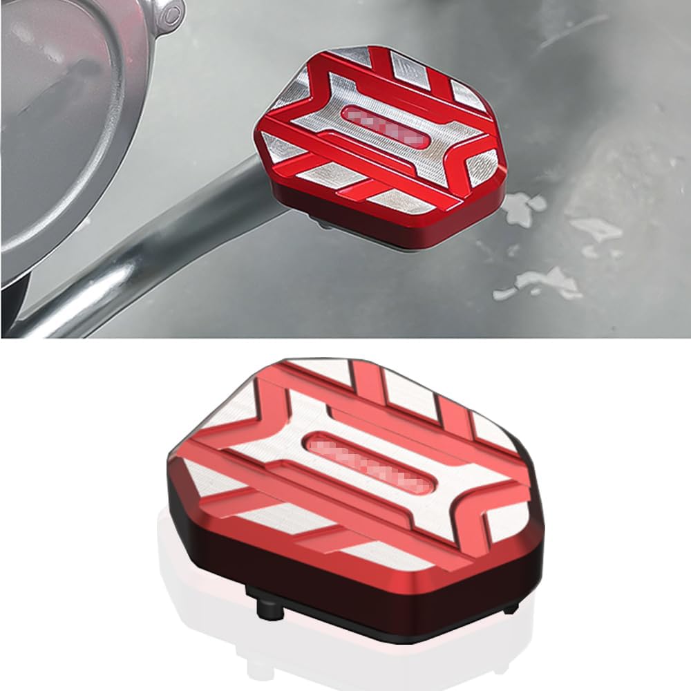 

Modify the Anti-Slip Brake Pedals on Motorcycles, Expand and Increase Brake Pedal Pads For Honda Cross Cab CC110 красный