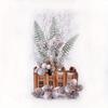30Pcs/Lot Christmas Artificial Pine Cone Mini Pine Nuts Holly Branch Pick Wreath DIY Garland Hanging Ornaments Home Decor