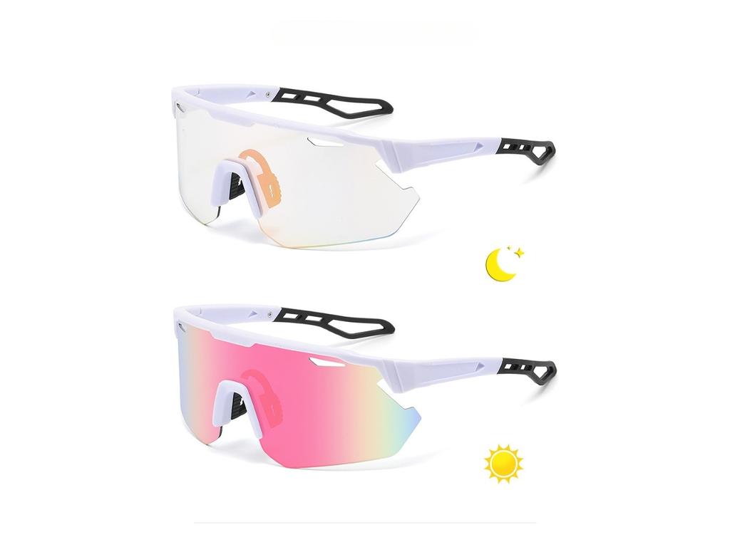 Bicycle sunglasses, photochromic sunglasses for men and women, UV protection,1 item