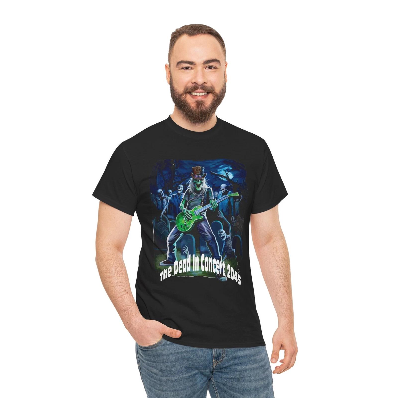 The Dead In Concert 2045 T-Shirt Skeletons Bones S