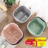 Deep Waterproof Massage Foot Bath Bucket - Over Knee High, Plastic Basin for Home & Dorm Use