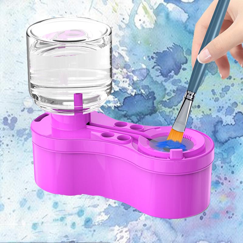 Paint Brushes Cleaner Paint Brush Washer Clean Paint Brushes Watercolor Bucket Art Bucket Wash Hobby Oil Brush Washer XBQ001
