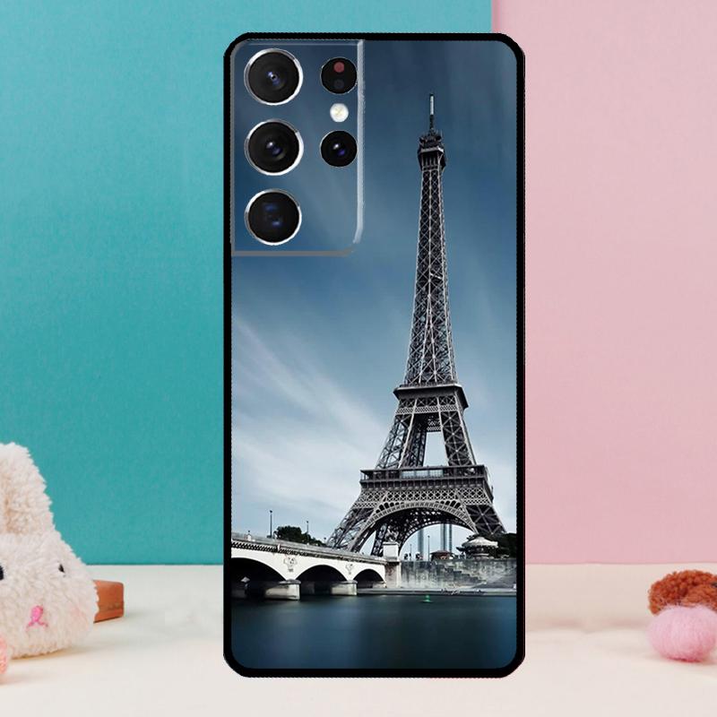 France Eiffel Tower In Paris Phone Case For Samsung Galaxy S25 S24 S23 S22 S21 Ultra S9 S10 S20 Plus S24 FE Funda Cover