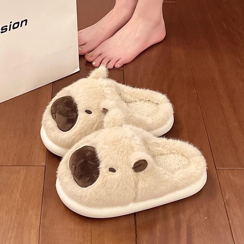 Couple Cotton Slippers Women's Winter Cute Men and Women Wear Home Non-slip Thick-soled Warm Cotton Shoes