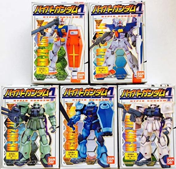 

Hyper Gundam all 5 Bandai of Candy Toy 4, types, [out print] [without sweets]