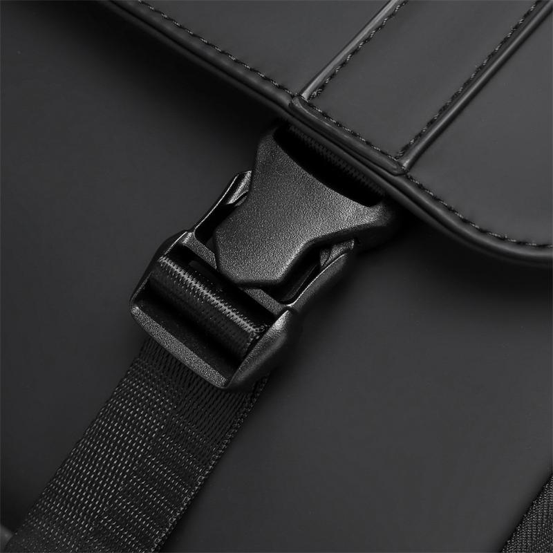 Unisex Laptop Backpack Waterproof Casual Daypack with Flap and Buckle Closure