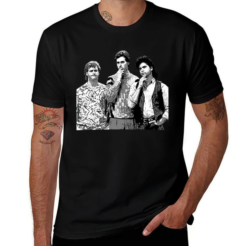 Joey Danny Uncle Jesse Tshirt Creative Graphic Tee Shirt