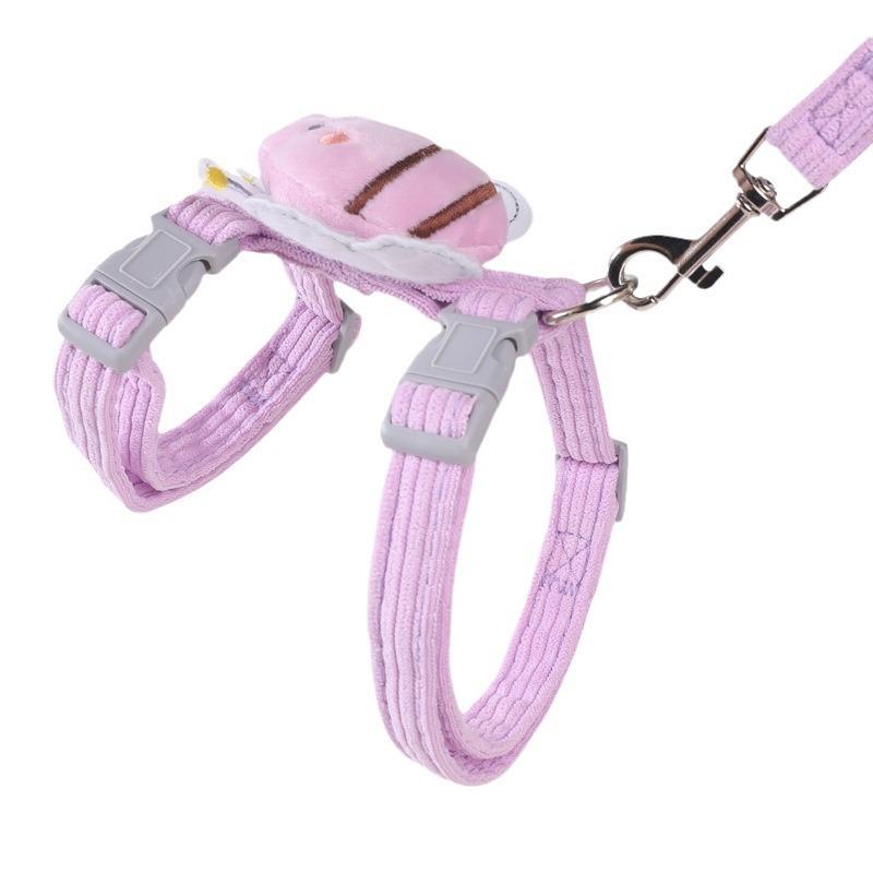 I-shaped Cat Leash To Prevent Lost and Bee-walking Cat Leash To Prevent Kittens From Breaking Free