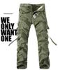 Herren Casual Multi-Pocket Washed Arbeitshose, Übergröße, Outdoor-Stil, Europäisches und Amerikanisches Design