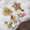 DIY Christmas Tree Star Epoxy Resin Silicone Mold Pendant Key Chain Elk Door Bell Hanging Moldes De Resina Christmas Decoration