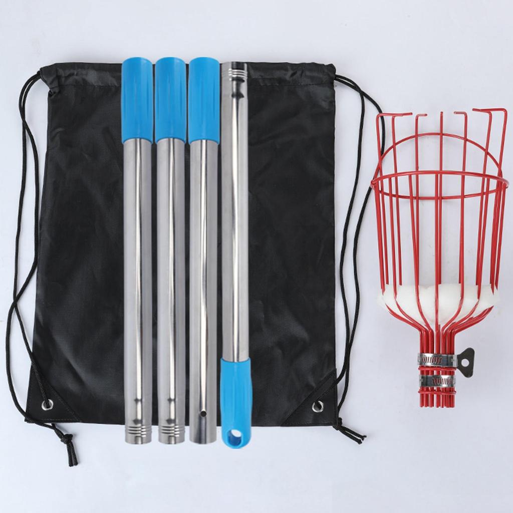 Detachable Fruit Picker for Geeting with Foam Pad Grabber Apples Pear Picking Farm