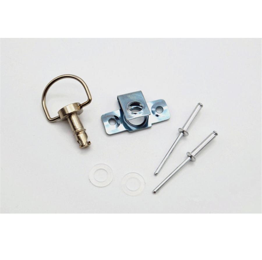 10 Sets 17mm Motorcycle Quick Release D-RING 1/4 Turn Race Fairing Fasteners New