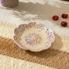 Frosted Plate Household Vegetable Plate Hotel High Value Plate Dessert Tray Creative Western Food Plate Disc