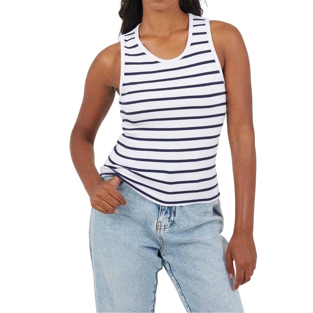 Brave Soul Womens/Ladies Striped Tank Top