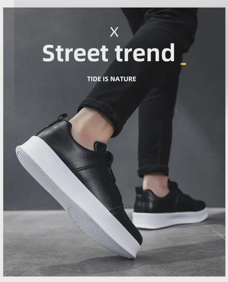 Men's Casual Slip-On Sneakers: Versatile, Lightweight, Youthful Sports & Flat Shoes