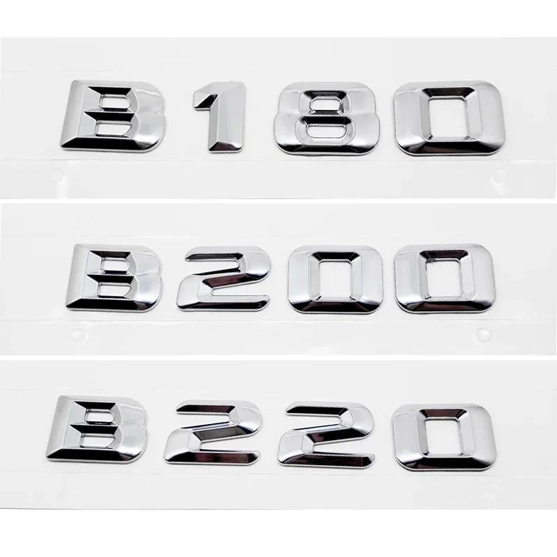 BKS2 Car Letter Sticker Rear Badge Embedding Emblem For Mercedes Benz B Class B35 B45 B63 B180 B200 B220 B250 B260 B300 Decoration