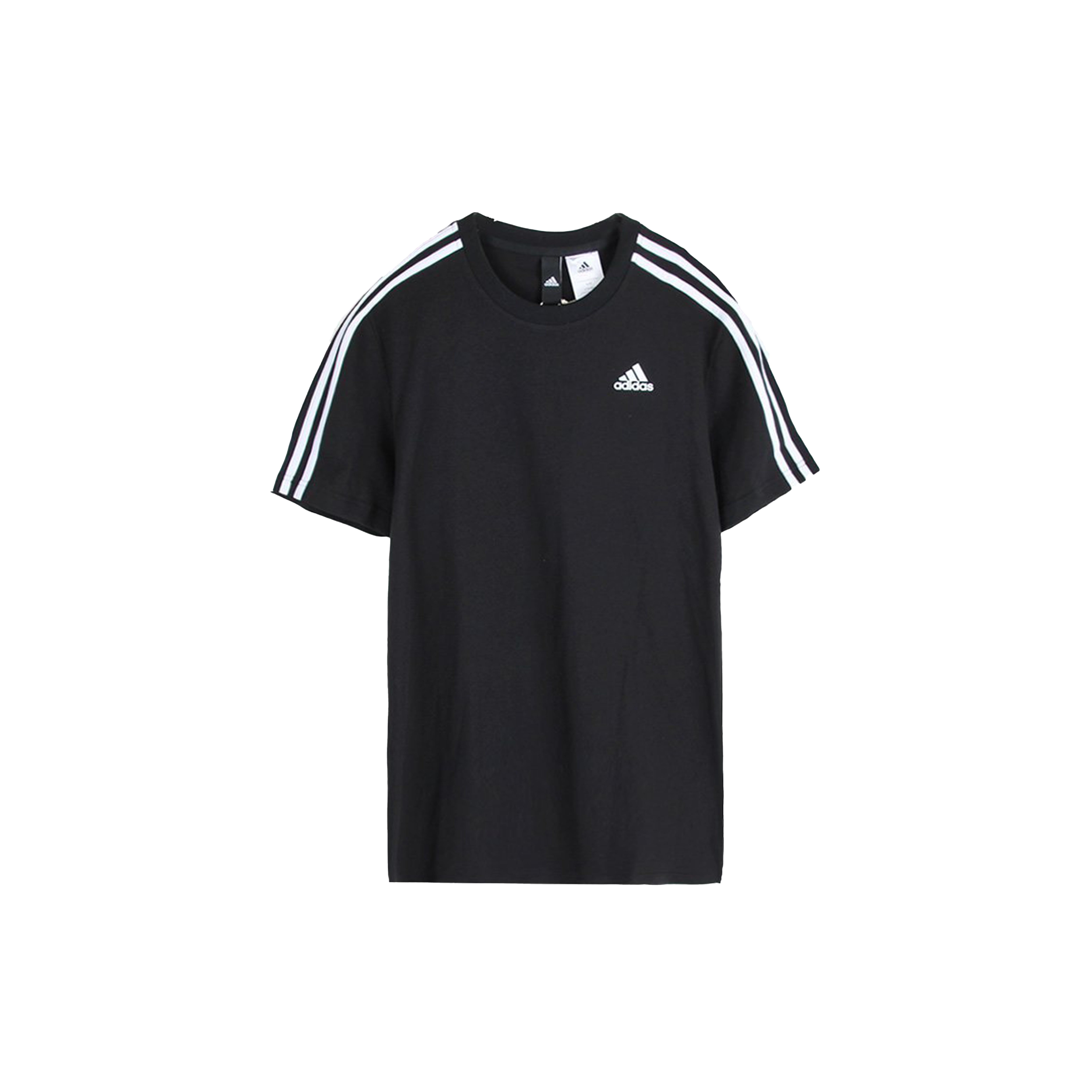 adidas Casual Sports Training Round Neck Short Sleeve Black Men s S98717 M