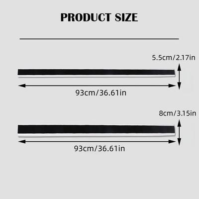 1Pc 93cm/36.61in Bedroom Soundproof Door Bottom Sealing Strip Self-adhesive PVC Draught Excluder Insect Prevention Weather