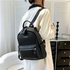 IELGY Fashionable All-Match Ladies Backpack Trendy Soft Leather Work Commuter Travel Backpack