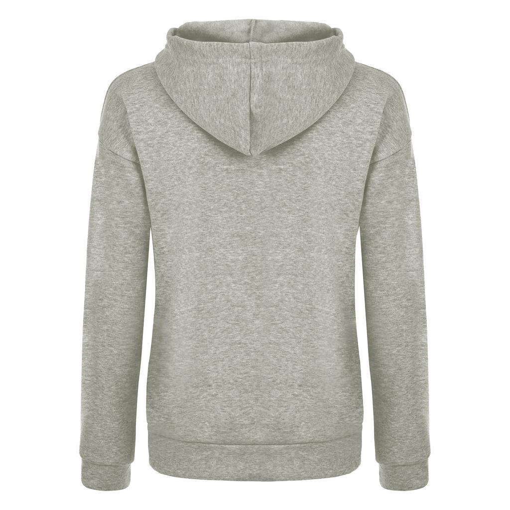 Women Hood  Cat Printing Long Sleeves Pullover Blouses Sweatshirt Tops