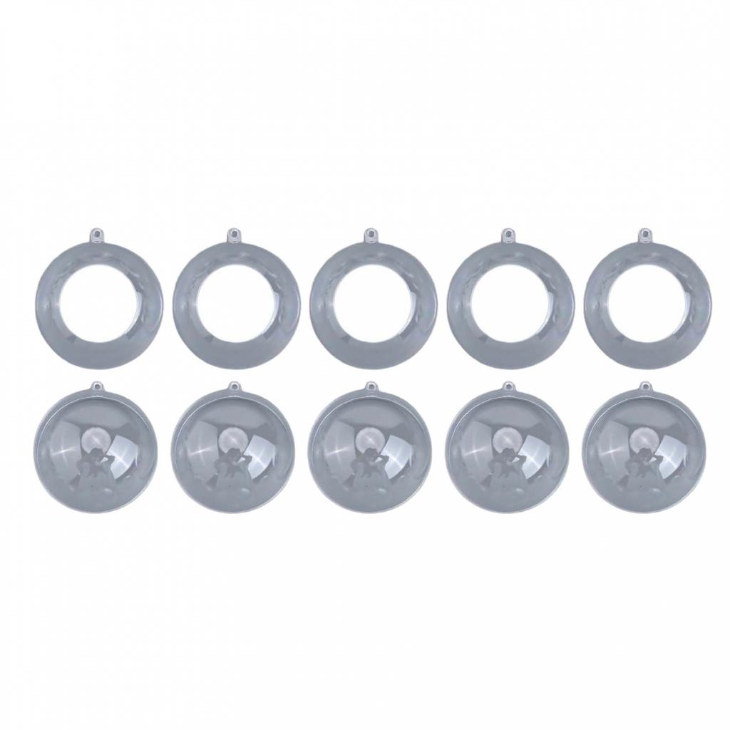 Transparente Acrylkugel Set mit 10 Perfekt für Heimdekorationsideen