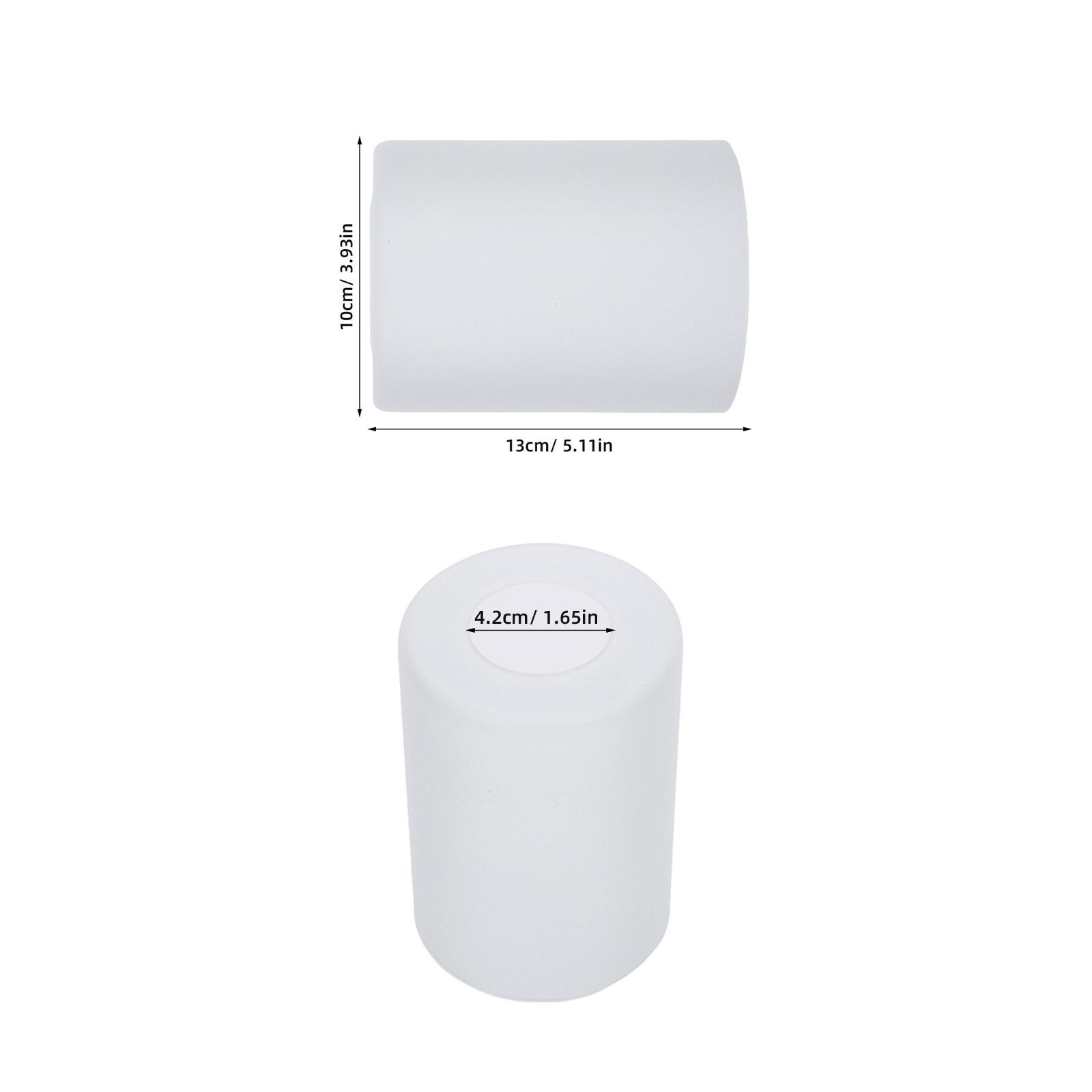 

Glass Cylinder Lampshade E27 Replacement Frosted White Drum Pendant Shade Soft Light Diffuser Cylinder Lamp Cover