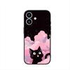 Cartoon Kitten Cat Meow Phone Cover Case for Apple iPhone 16 15 14 Plus 13 12 Mini 17 Pro Max + 16E Air 16+ ProMax Casing