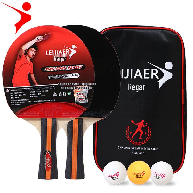 Tischtennis-Set für Studenten - Enthält zwei Schläger und drei Bälle für Anfängertraining
