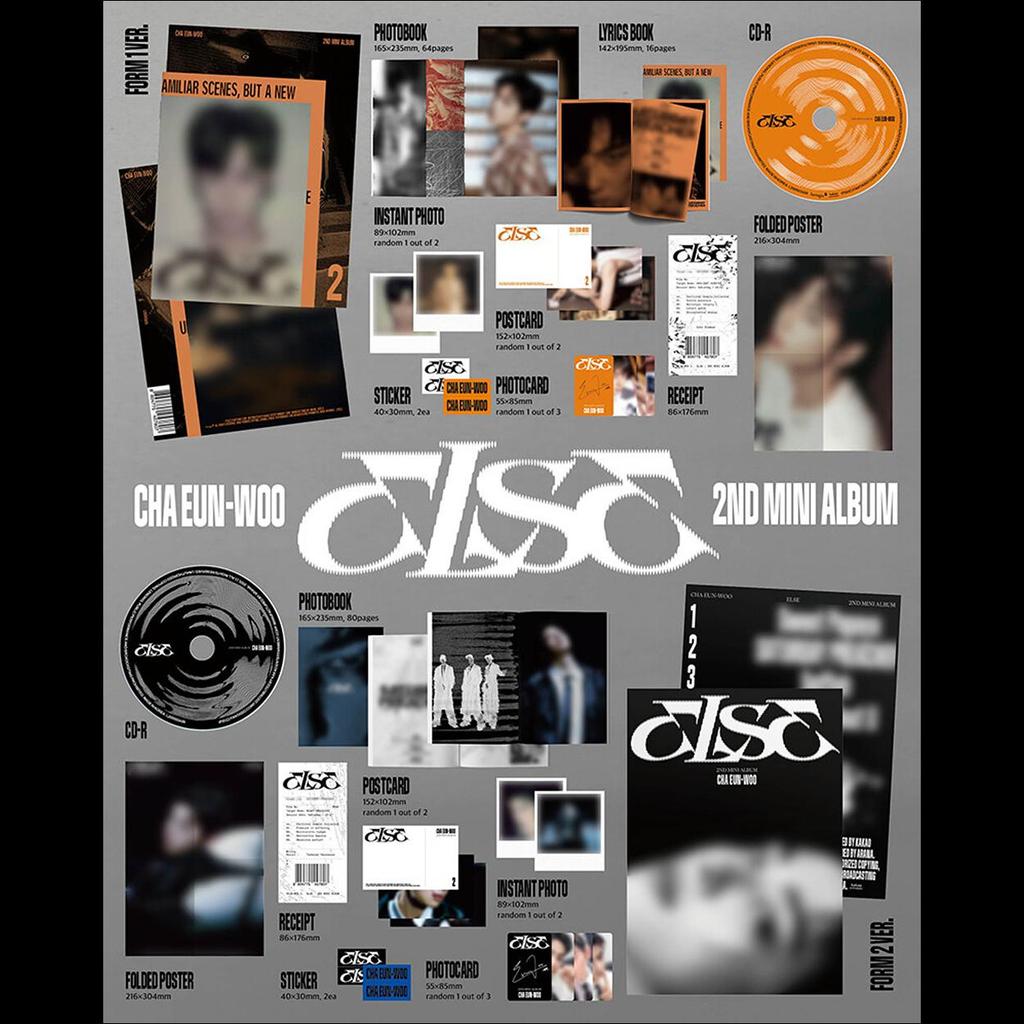 CHA EUN-WOO [ELSE] The 2nd Mini Album  + Free Gift