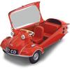 OXFORD Messerschmitt KR200 Bubble Car Scale Model Car 18MBC001 1/18 (Red)