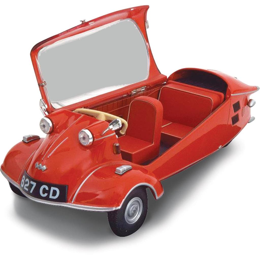 OXFORD Messerschmitt KR200 Bubble Car Scale Model Car 18MBC001 1/18 (Red)
