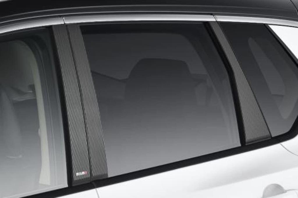 Nismo Pillar Garnish for Nissan with Plastic Visors X-Trail (T33) (Product Code 802DS-RN3T1)