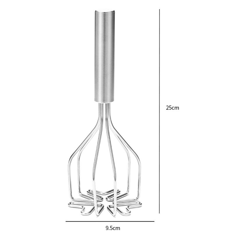 Kitchen Potato Crusher Tool Stainless Steel Potato Masher Manual Fruit Vegetable Pressure Mud Machine Kitchen Food Crusher