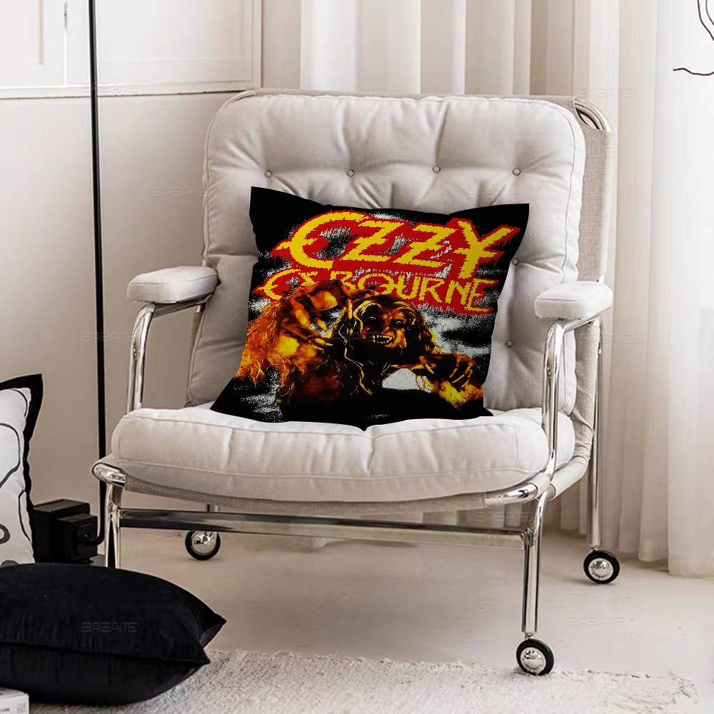 Rock O-Ozzy Osbourne Povlaky na polštáře Domácí povlečení Dekorativní povlak na polštář Svatba Super měkký povlak na polštář
