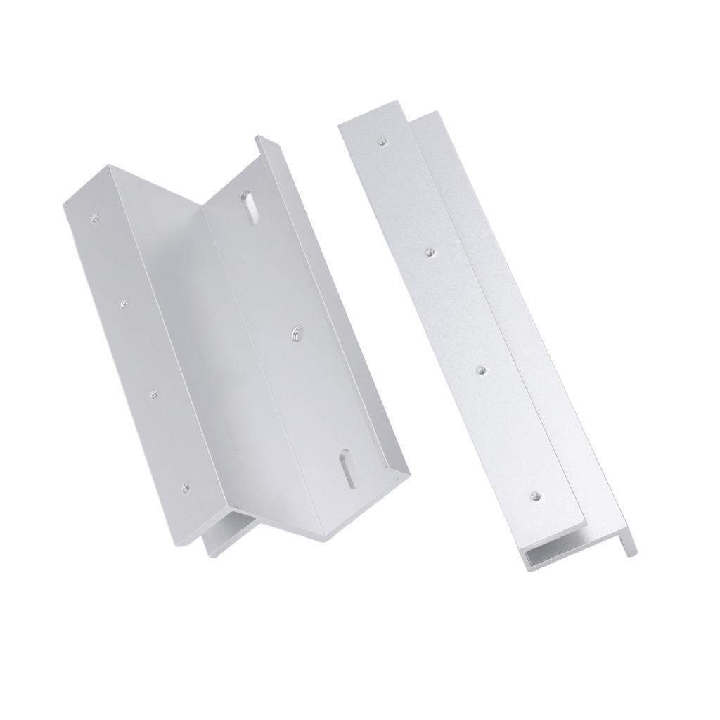 Electric Magnetic Lock Bracket 280KG Single Door Access Control Electromagnetic Lock Holder Stand for Upper and Lower Frameless Glass Door