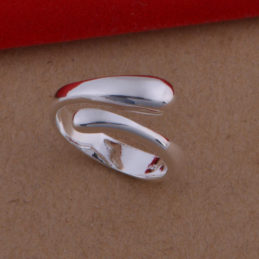 Stylish European & American 925 Silver-Plated Water Drop Earrings with Ear Hooks