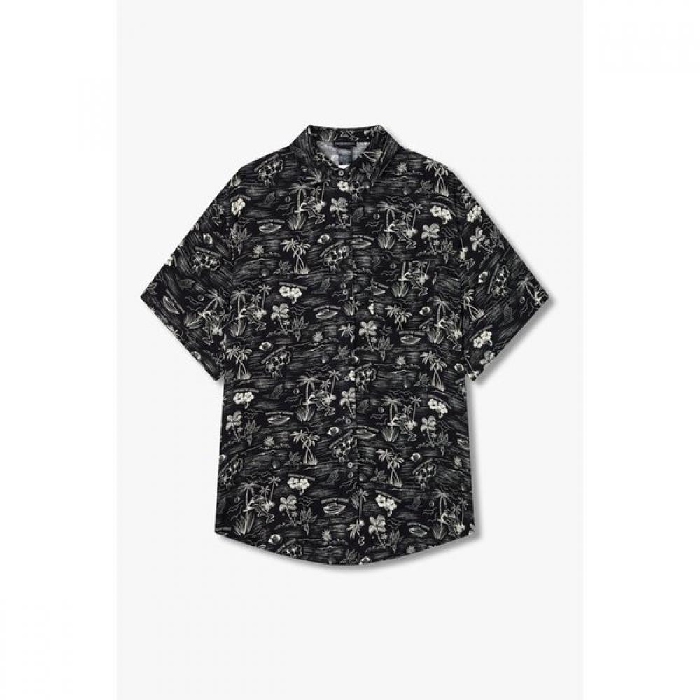 Emporio Armani Women S Printed Rayon Beach Shirt 0825135506 S/M